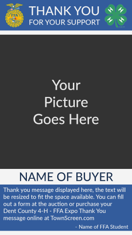 TS FFA Thank You Blank